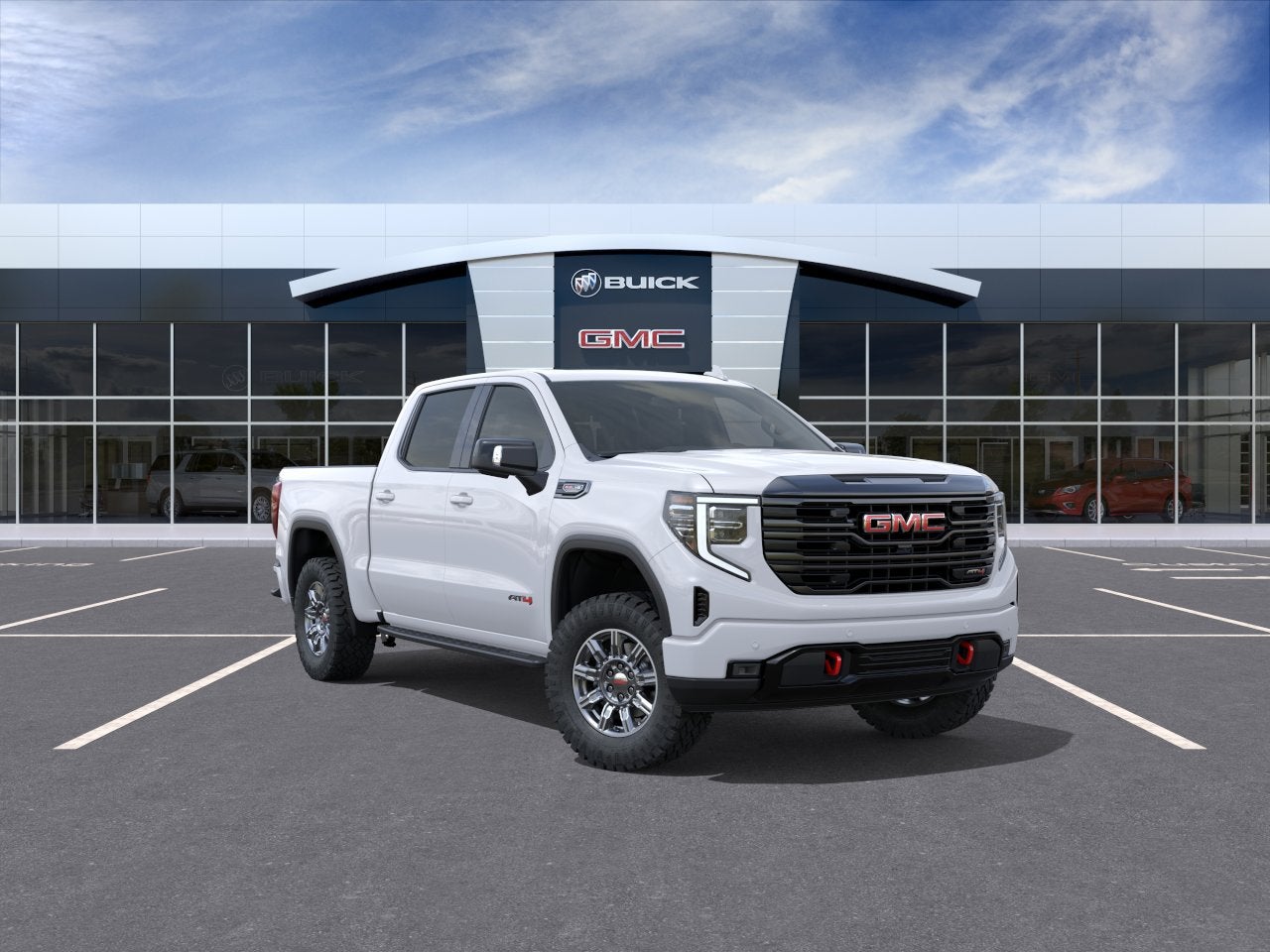 Summit White 2026 GMC Sierra 1500 Pickup Truck Four-Wheel Drive Automatic