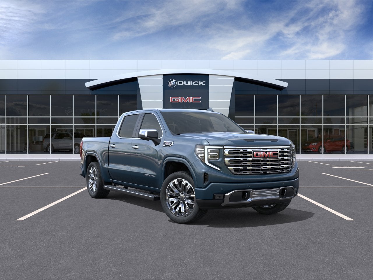 Downpour Metallic 2026 GMC Sierra 1500 Pickup Truck Four-Wheel Drive Automatic