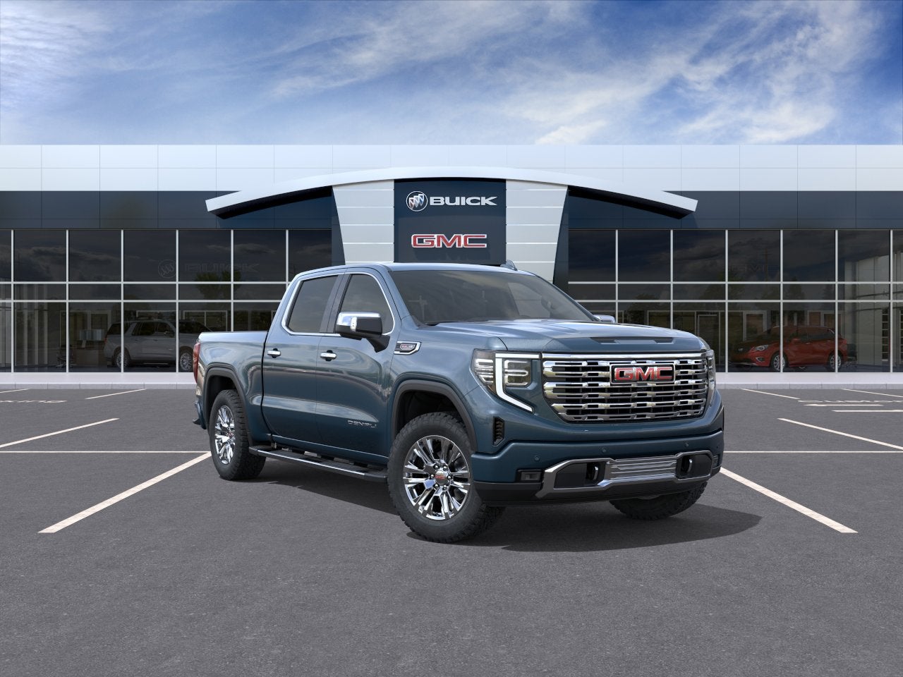 Downpour Metallic 2026 GMC Sierra 1500 Pickup Truck Four-Wheel Drive Automatic
