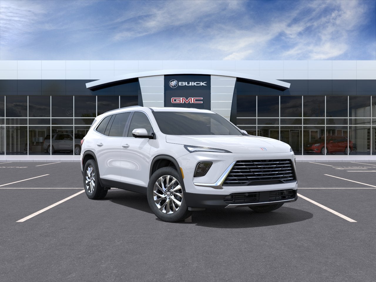 Summit White 2026 Buick Enclave SUV / Crossover Front-Wheel Drive Automatic