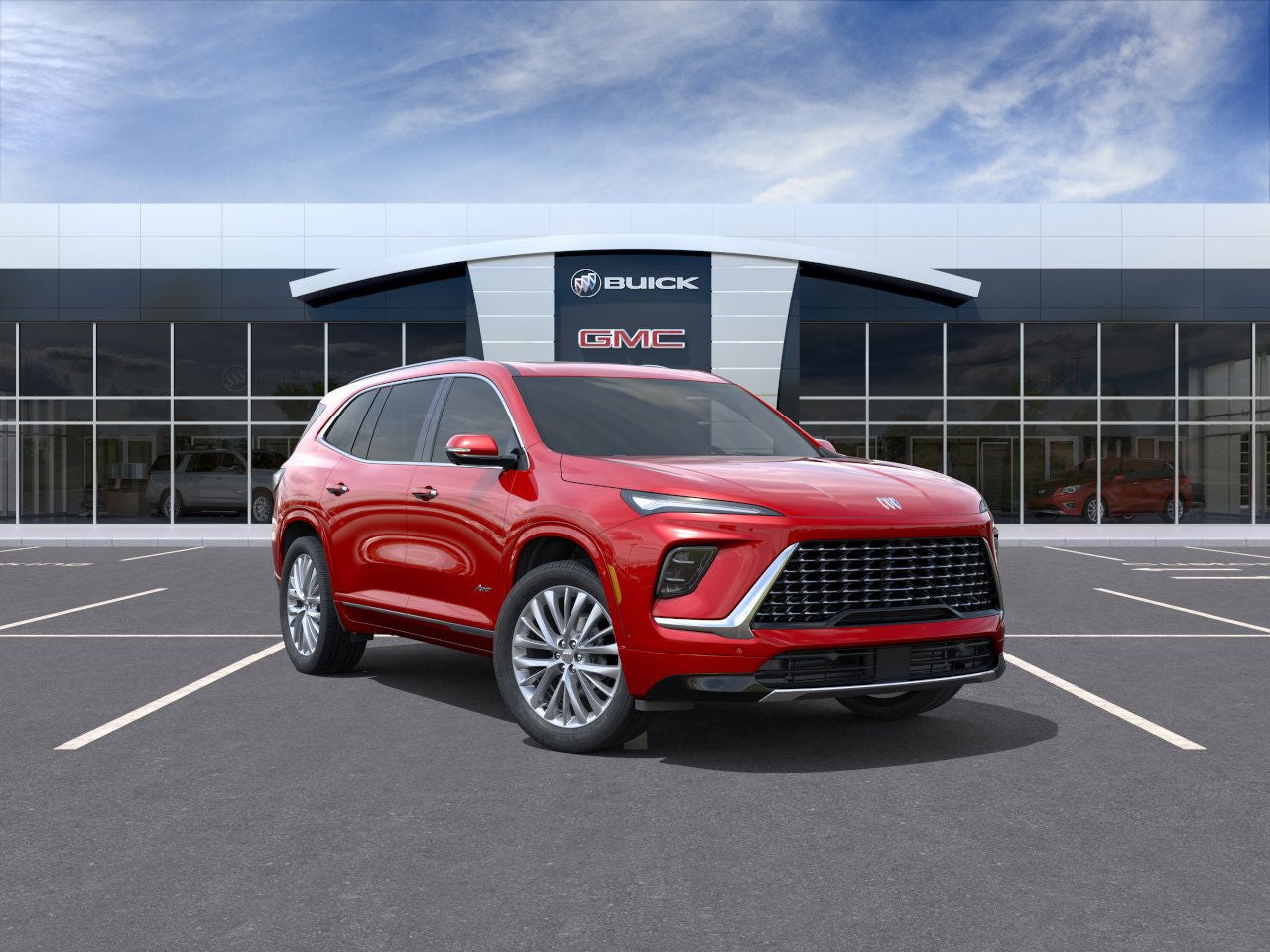 Cherry Red Tintcoat 2026 Buick Enclave SUV / Crossover Four-Wheel Drive Automatic