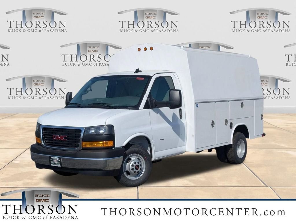 Summit White 2026 GMC Savana Chassis Van Rear-Wheel Drive Automatic