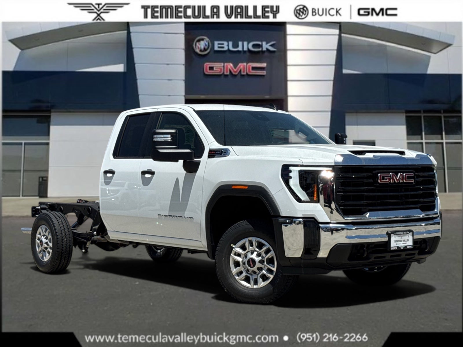Summit White 2026 GMC Sierra 2500HD Pickup Truck 4X2 Automatic