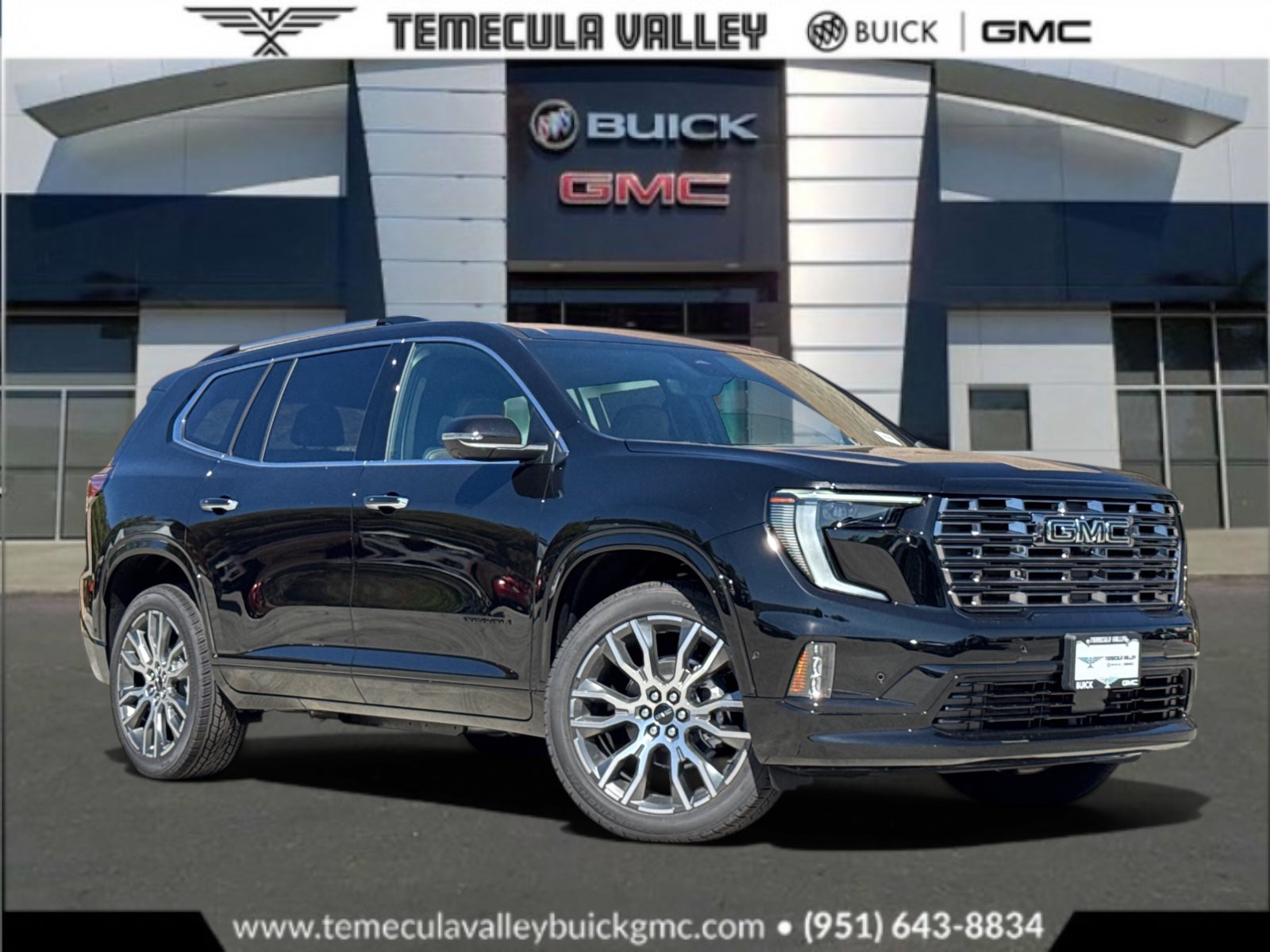 Black (Ebony Twilight Metallic) 2027 GMC Acadia SUV / Crossover Four-Wheel Drive Automatic