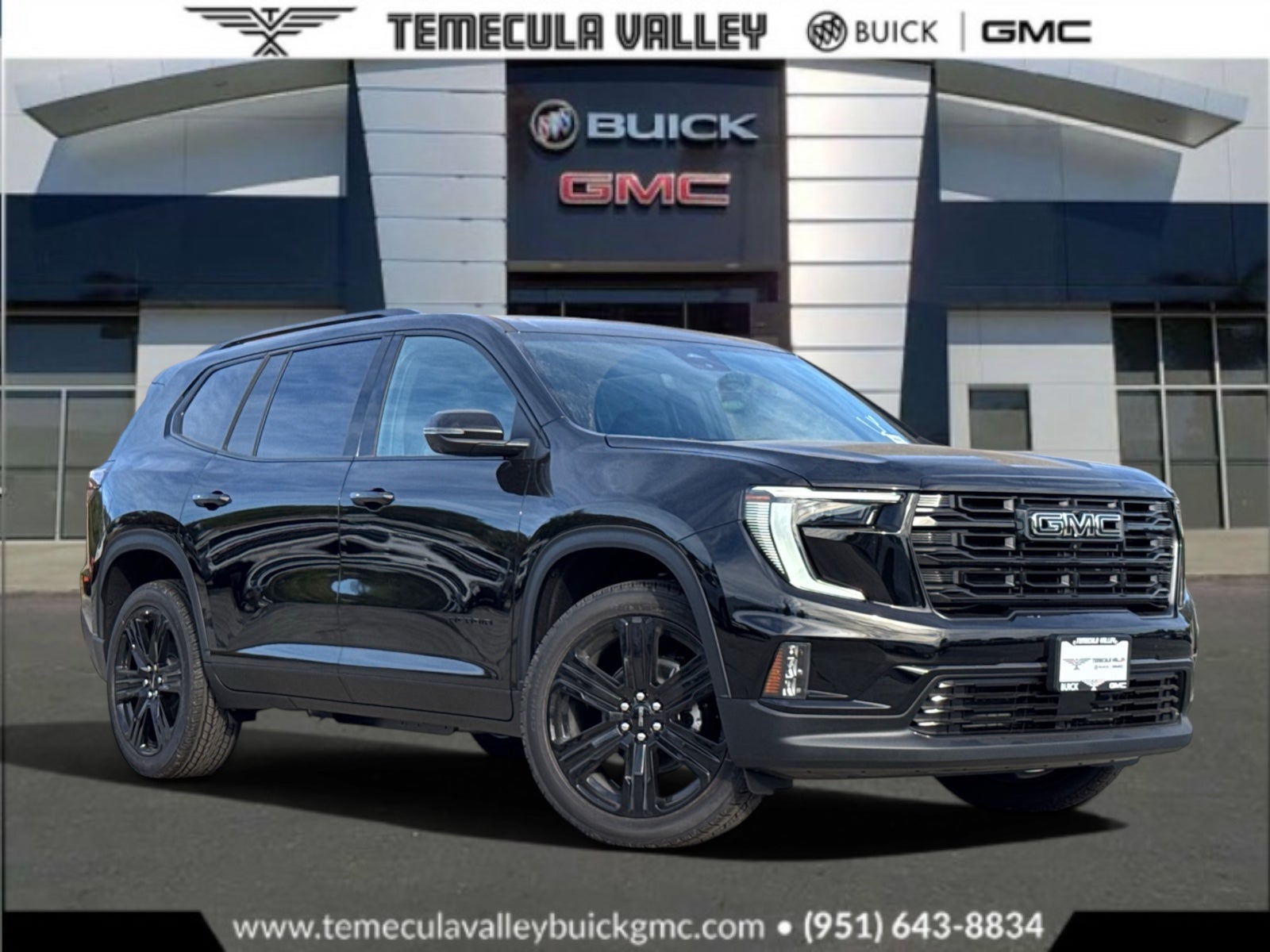 Black (Ebony Twilight Metallic) 2027 GMC Acadia SUV / Crossover Front-Wheel Drive Automatic