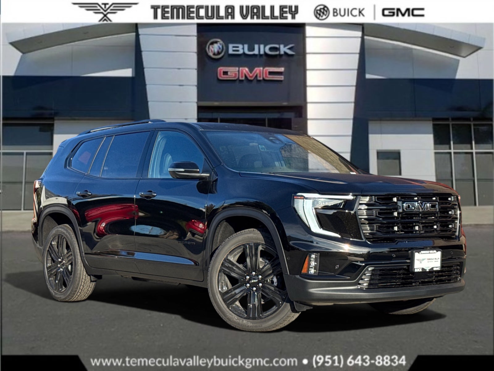 Black (Ebony Twilight Metallic) 2026 GMC Acadia SUV / Crossover Four-Wheel Drive Automatic