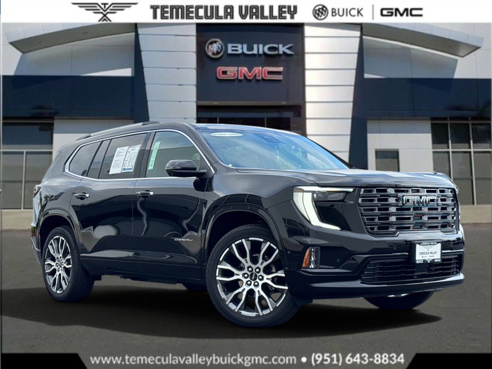 Black (Ebony Twilight Metallic) 2026 GMC Acadia SUV / Crossover Four-Wheel Drive Automatic
