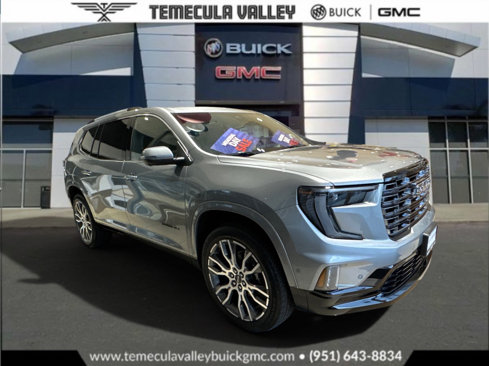 Sterling Metallic 2026 GMC Acadia SUV / Crossover Four-Wheel Drive Automatic