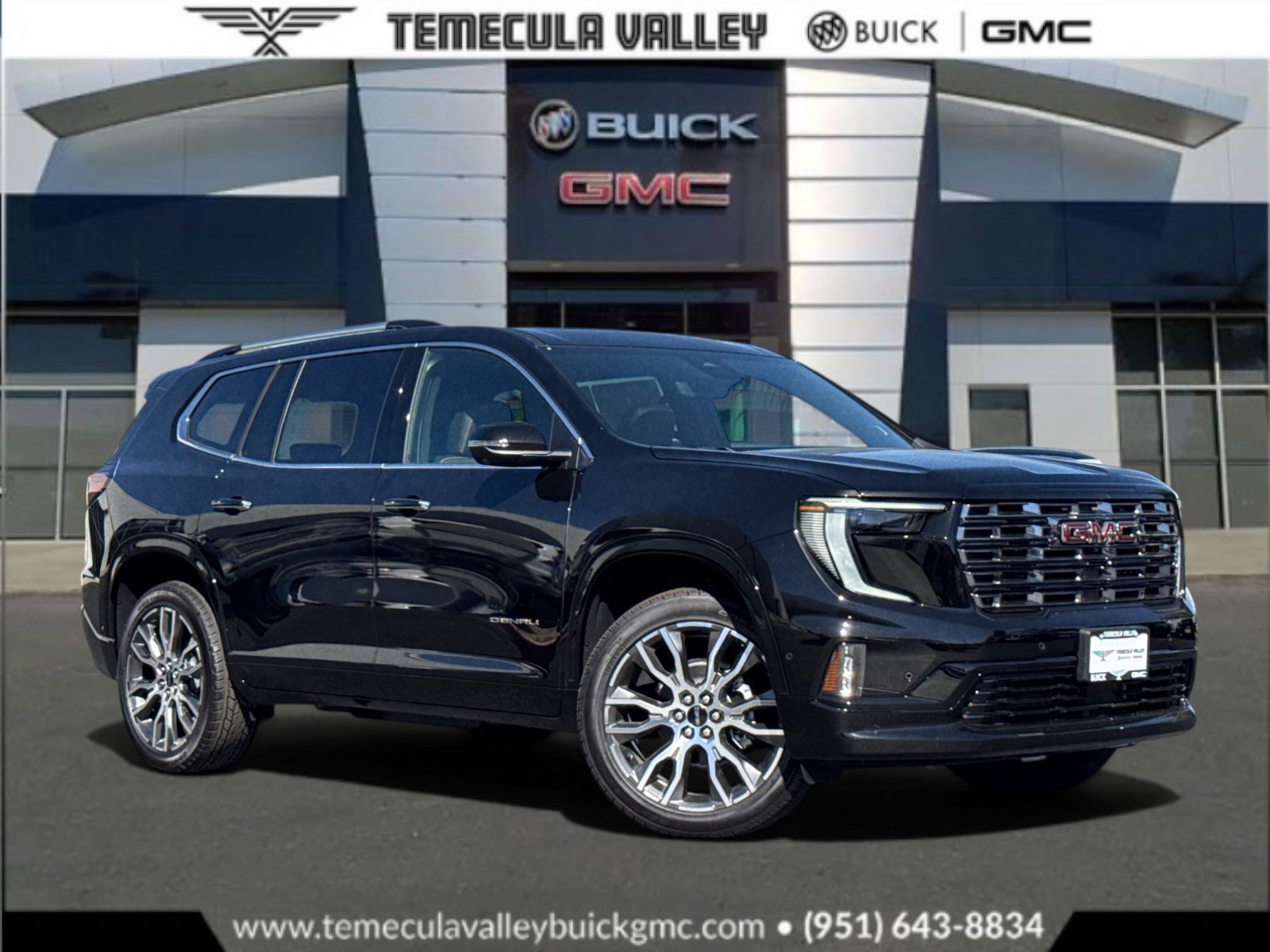 Black (Ebony Twilight Metallic) 2026 GMC Acadia SUV / Crossover Four-Wheel Drive Automatic