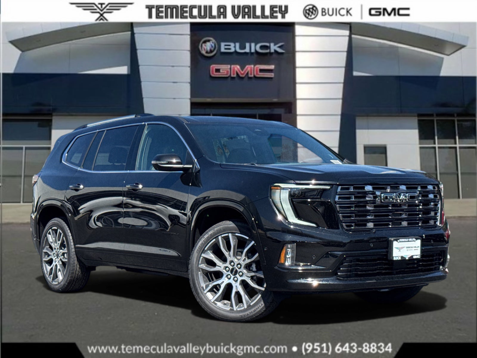 Black (Ebony Twilight Metallic) 2026 GMC Acadia SUV / Crossover Four-Wheel Drive Automatic