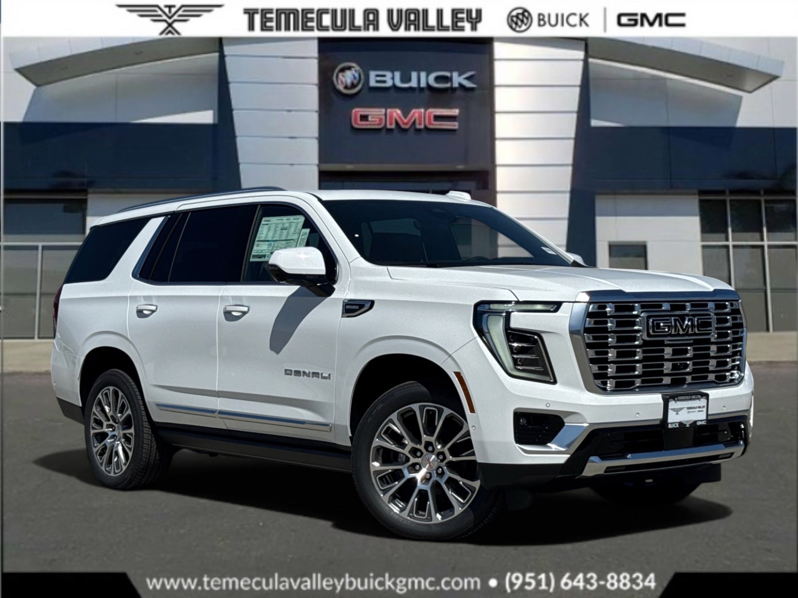 Summit White 2026 GMC Yukon SUV / Crossover Four-Wheel Drive Automatic