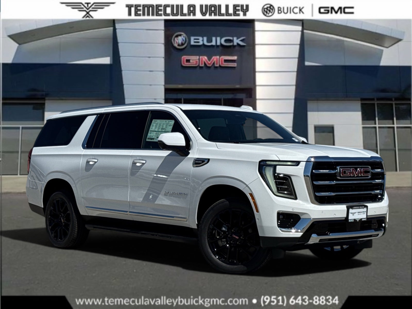 Summit White 2026 GMC Yukon XL SUV / Crossover Four-Wheel Drive Automatic