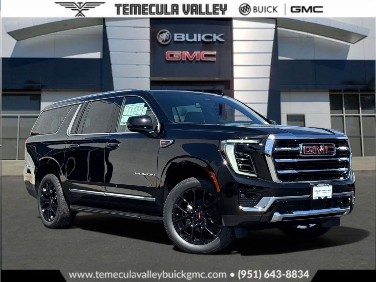 Onyx Black 2026 GMC Yukon XL Elevation 4WD SUV / Crossover Four-Wheel Drive Automatic