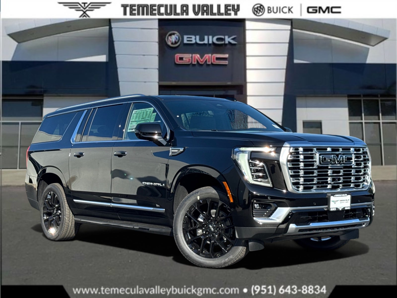 Onyx Black 2026 GMC Yukon XL SUV / Crossover Four-Wheel Drive Automatic