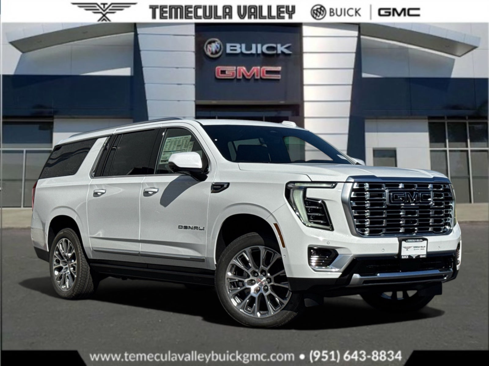 Summit White 2026 GMC Yukon XL SUV / Crossover Four-Wheel Drive Automatic