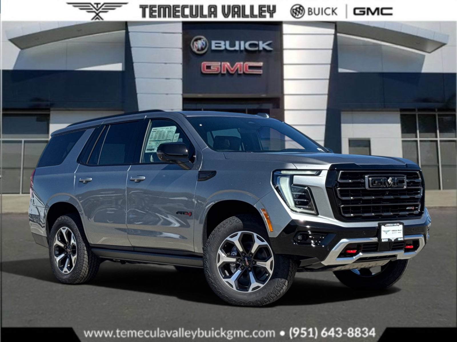 Sterling Metallic 2026 GMC Yukon SUV / Crossover Four-Wheel Drive Automatic