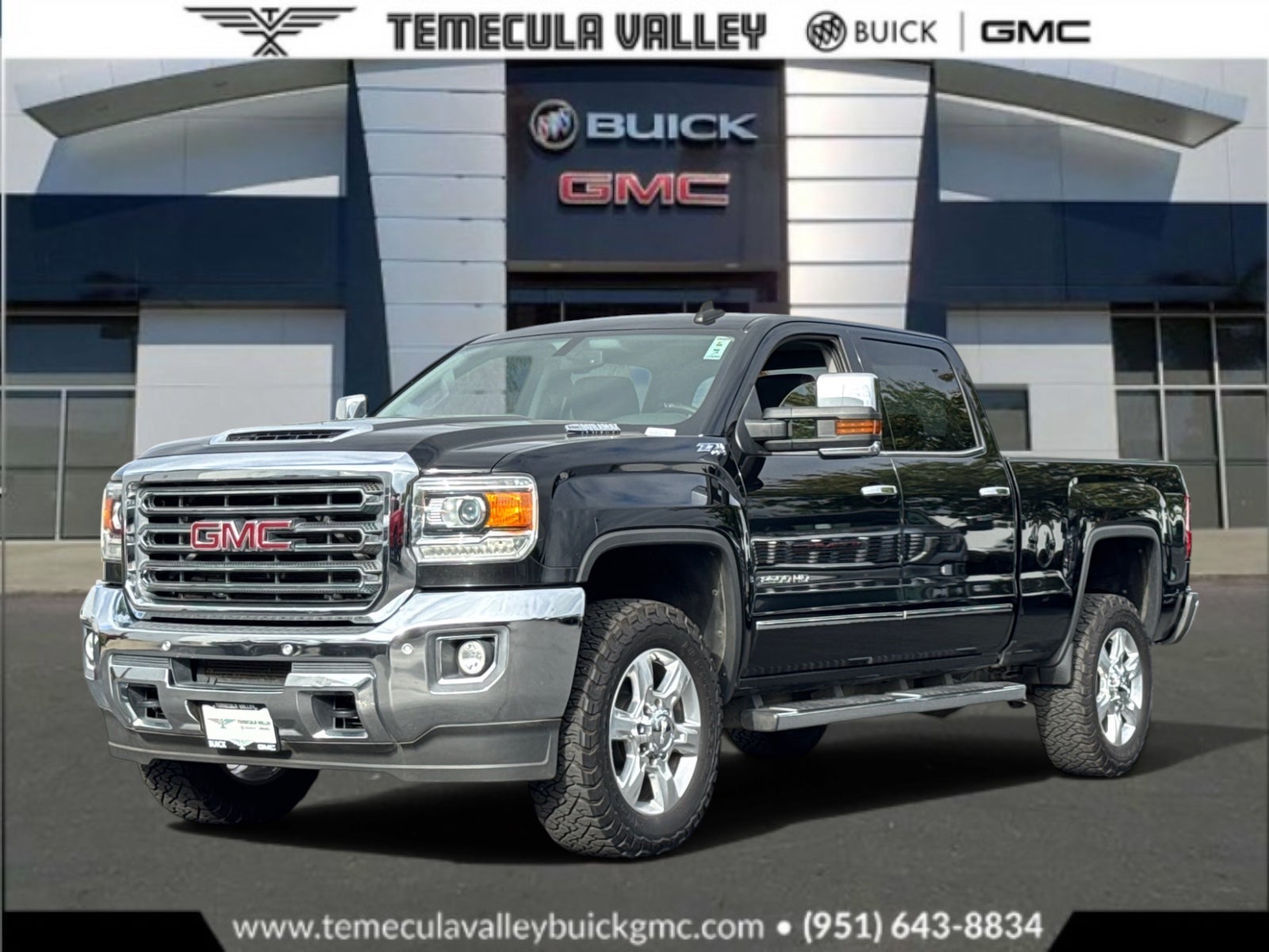 Onyx Black 2017 GMC Sierra 2500HD Pickup Truck Four-Wheel Drive Automatic