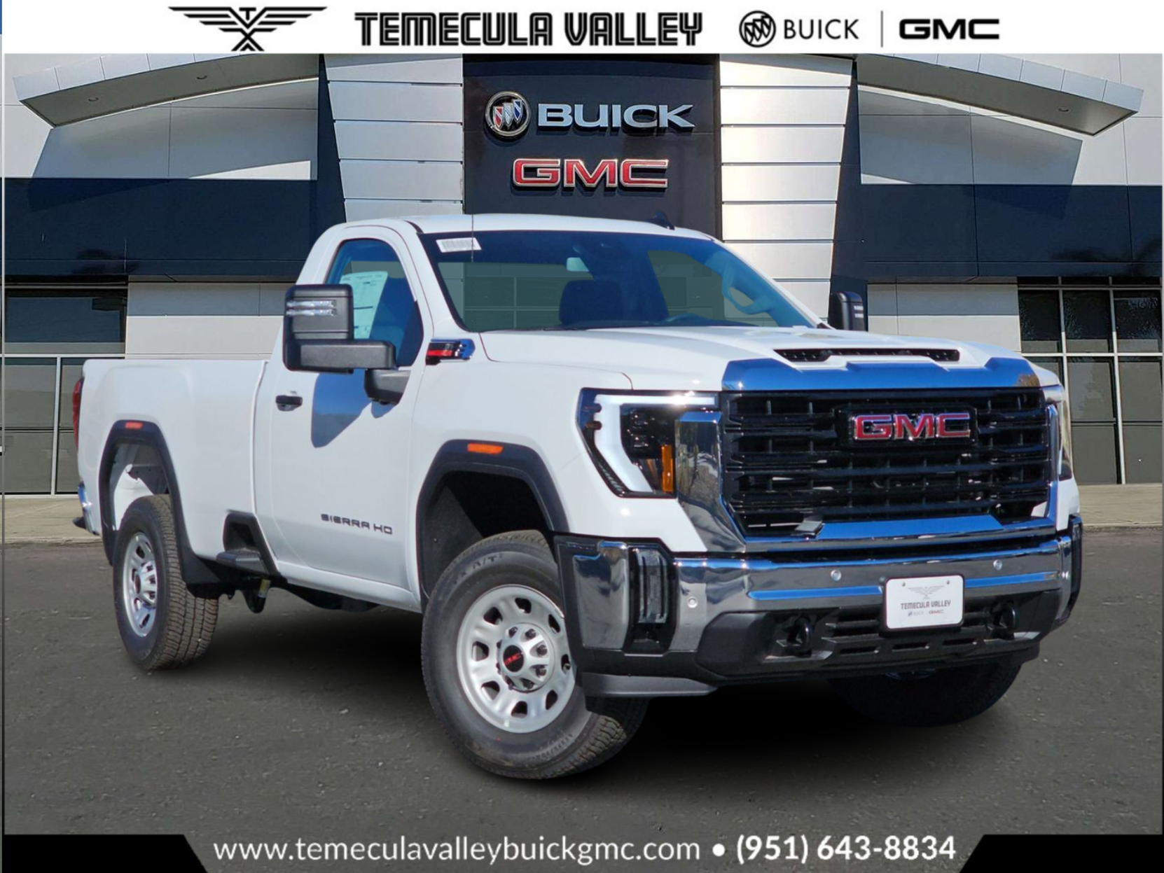 Summit White 2025 GMC Sierra 3500HD Pickup Truck 4X2 Automatic