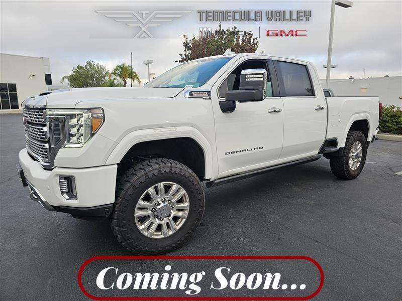 Summit White 2023 GMC Sierra 2500HD Pickup Truck Four-Wheel Drive Automatic