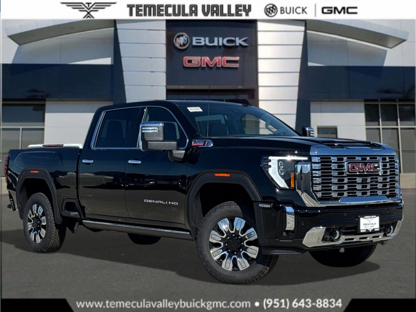 Onyx Black 2026 GMC Sierra 2500HD Pickup Truck Four-Wheel Drive Automatic
