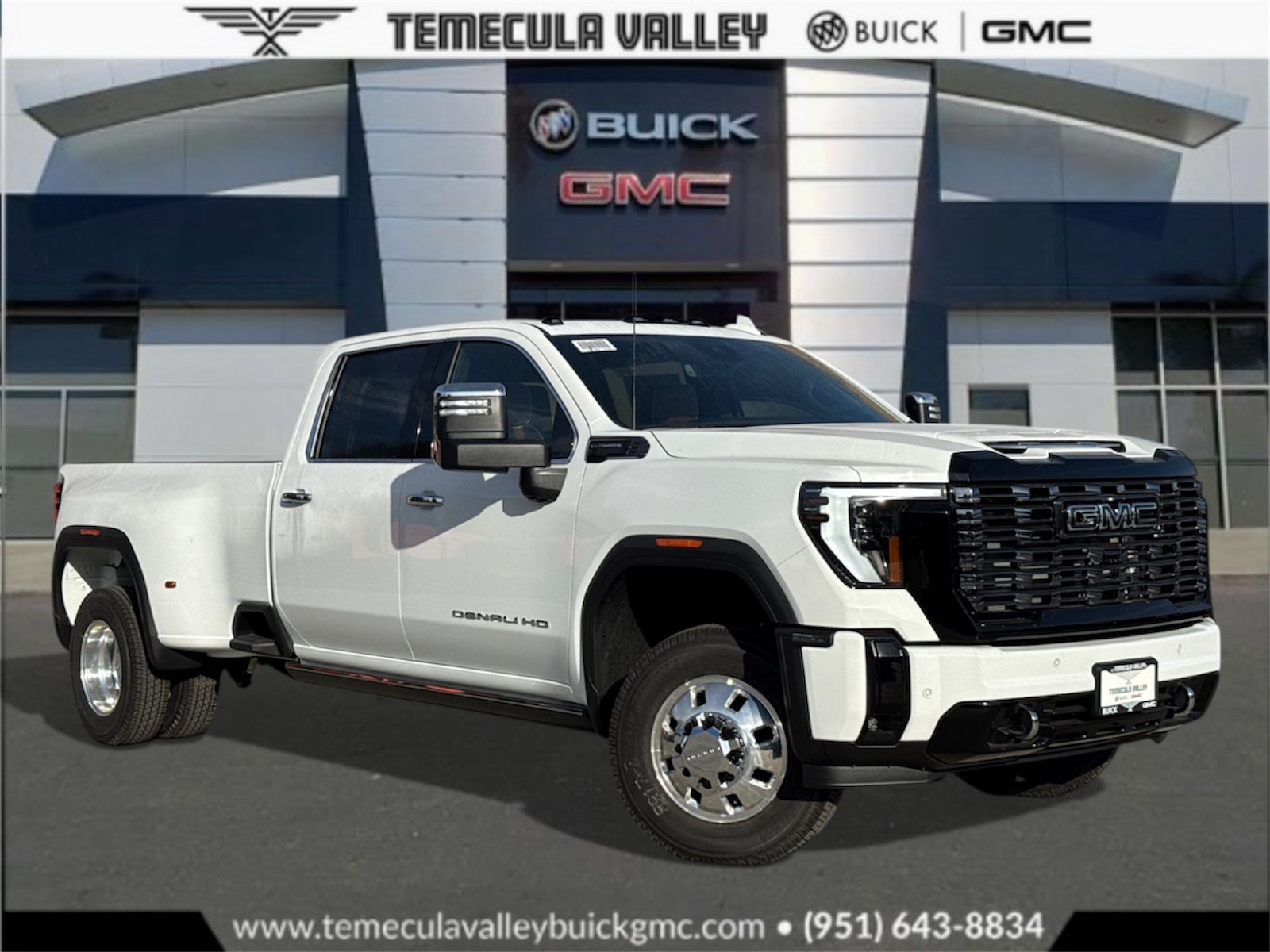 Summit White 2026 GMC Sierra 3500HD Pickup Truck Four-Wheel Drive Automatic
