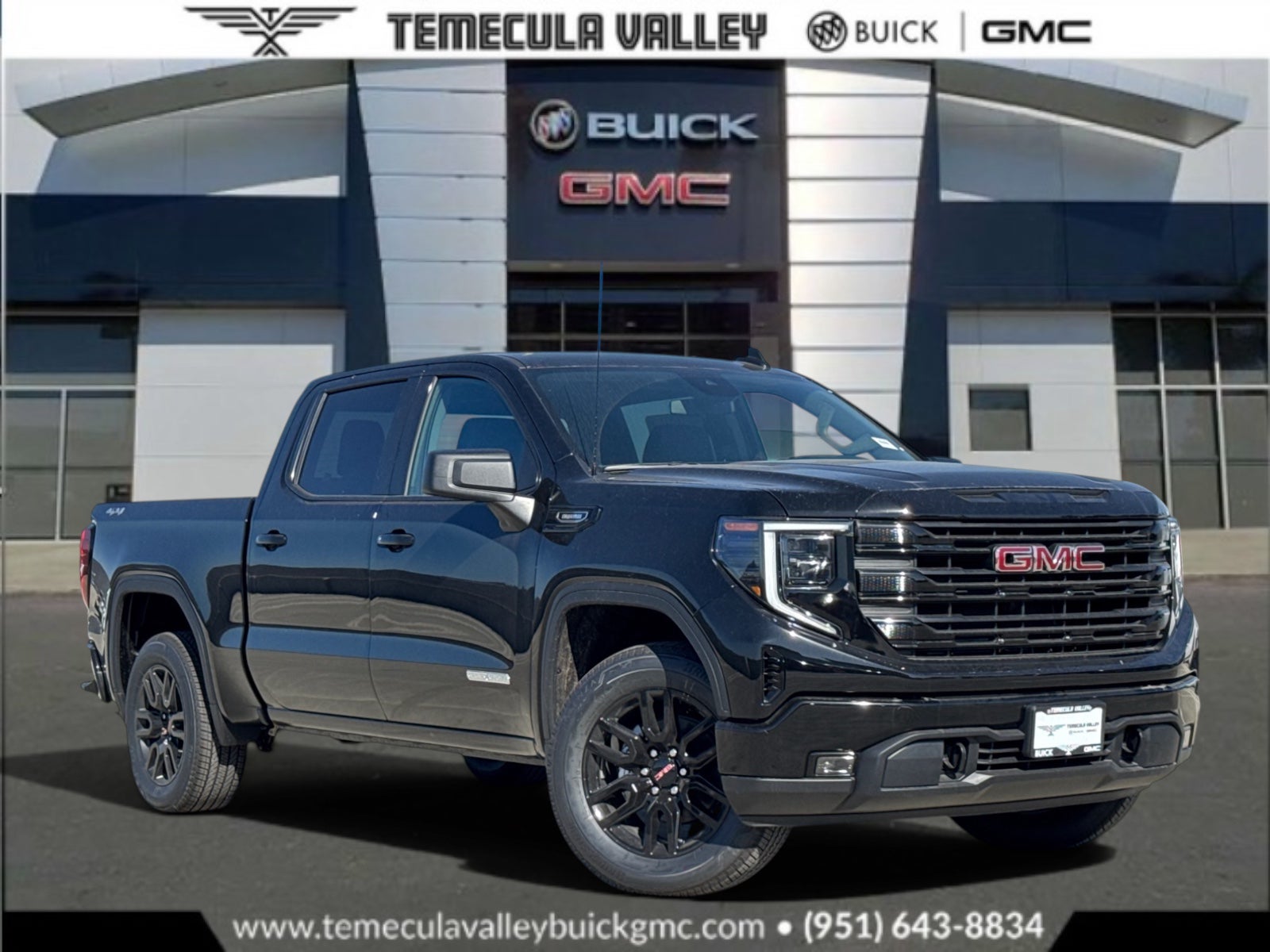 Onyx Black 2026 GMC Sierra 1500 Pickup Truck Four-Wheel Drive Automatic