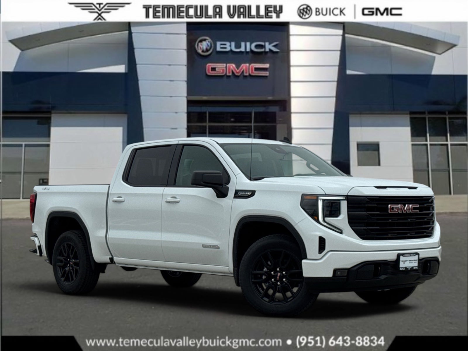 Summit White 2026 GMC Sierra 1500 Pickup Truck Four-Wheel Drive Automatic