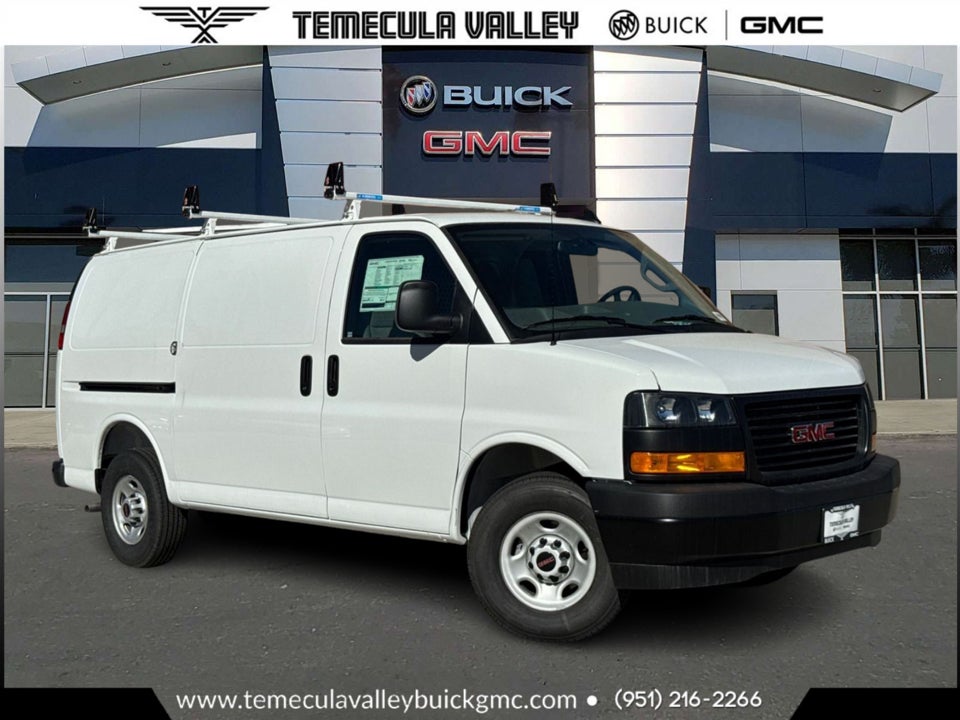 Summit White 2025 GMC Savana Cargo Van Rear-Wheel Drive Automatic