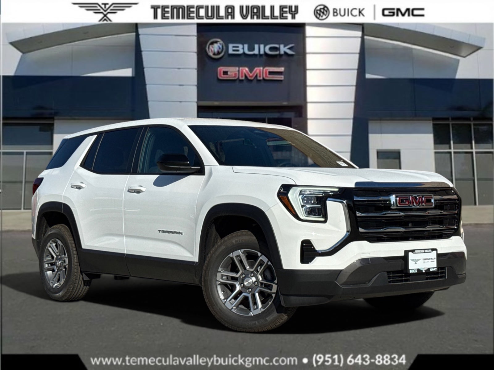 Summit White 2026 GMC Terrain SUV / Crossover Four-Wheel Drive Automatic