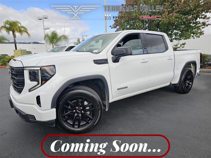 Summit White 2022 GMC Sierra 1500 Elevation Crew Cab 4WD Pickup Truck Four-Wheel Drive Automatic