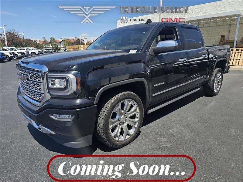 Onyx Black 2018 GMC Sierra 1500 Denali Crew Cab 4WD Pickup Truck Four-Wheel Drive Automatic