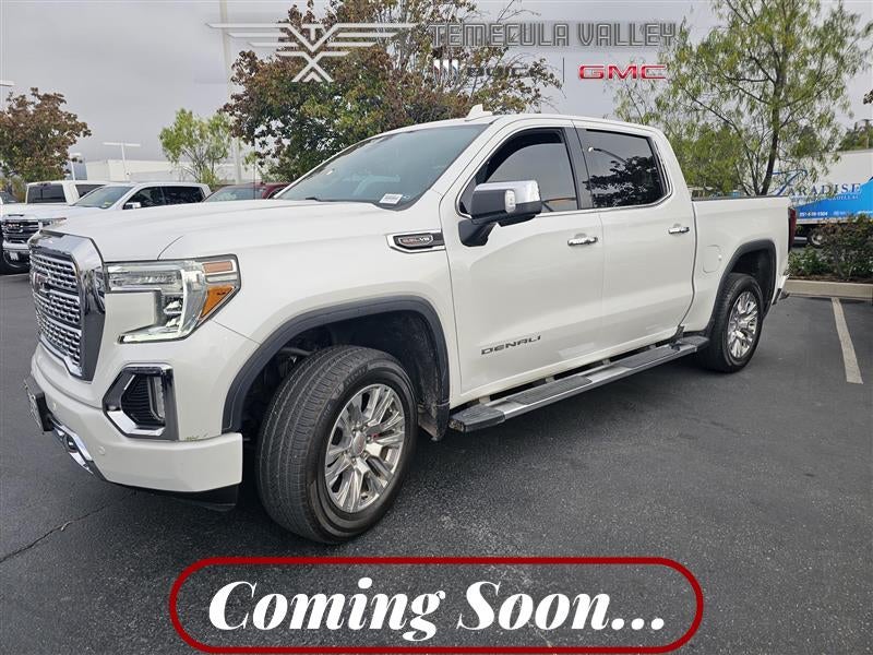 White Frost Tricoat 2021 GMC Sierra 1500 Denali Crew Cab 4WD Pickup Truck Four-Wheel Drive Automatic