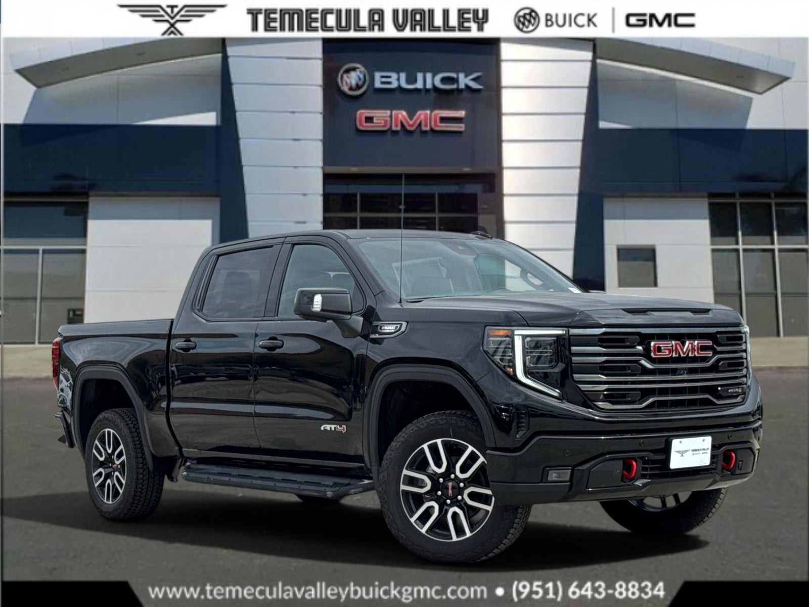Onyx Black 2026 GMC Sierra 1500 Pickup Truck Four-Wheel Drive Automatic