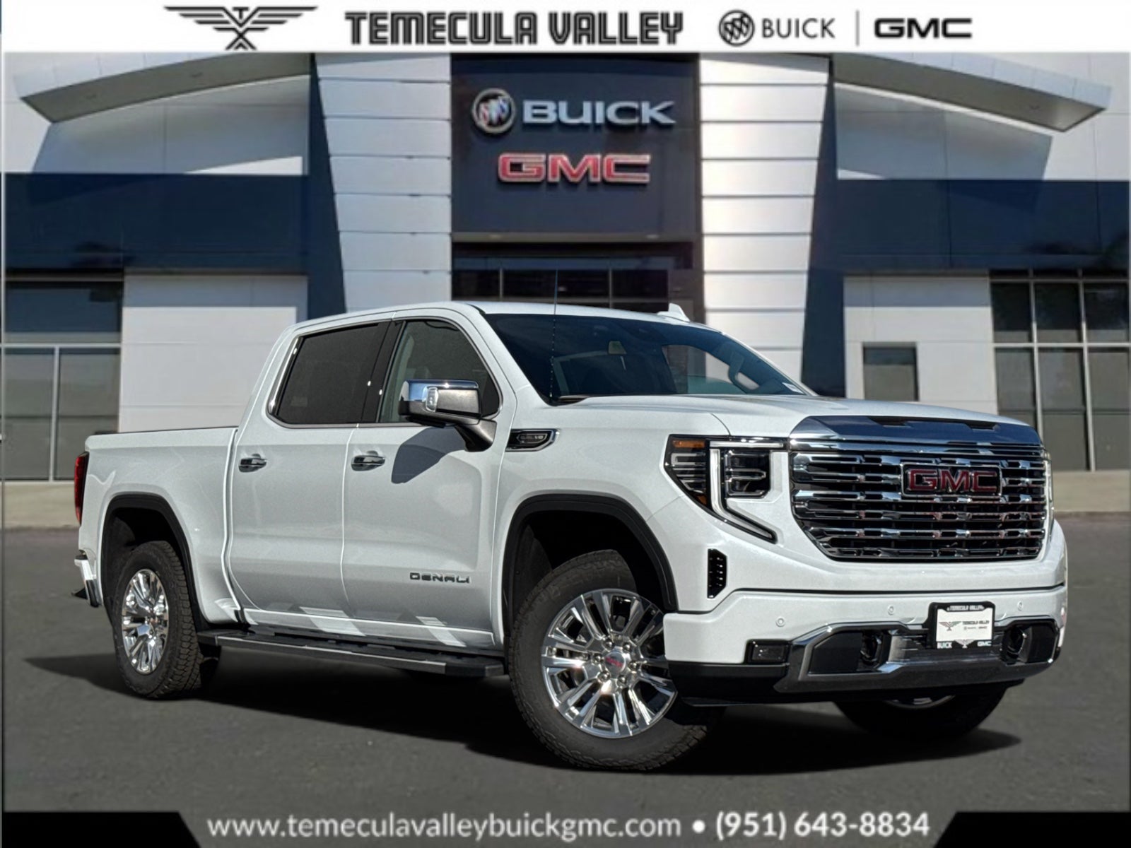 Glacier White Tricoat 2026 GMC Sierra 1500 Pickup Truck Four-Wheel Drive Automatic