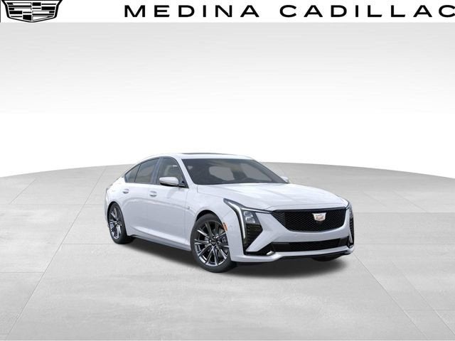 Vibrant White Tricoat 2026 Cadillac CT5 Sedan All-Wheel Drive Automatic