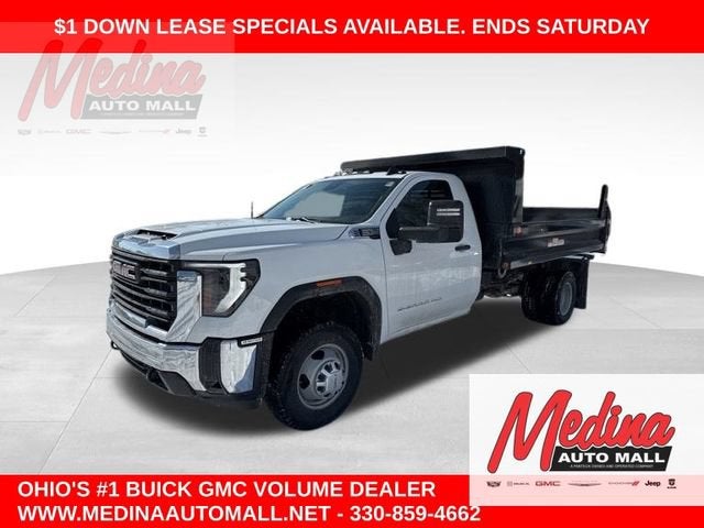 Summit White 2026 GMC Sierra 3500HD Chassis Pickup Truck Four-Wheel Drive Automatic