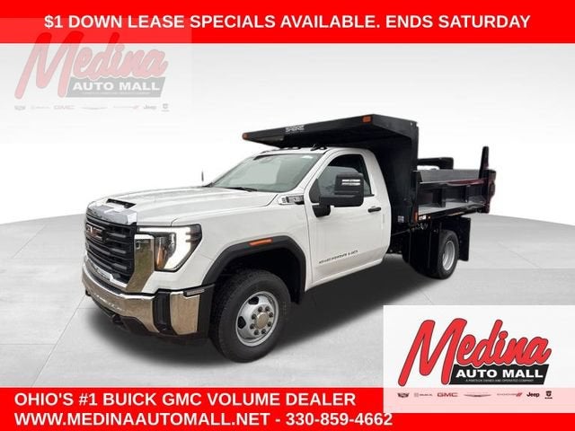 Summit White 2026 GMC Sierra 3500HD Chassis Pickup Truck Four-Wheel Drive Automatic