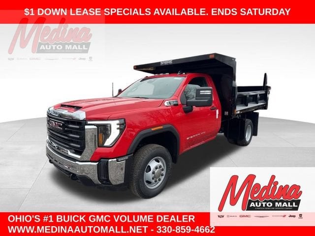Cardinal Red 2026 GMC Sierra 3500HD Chassis Pickup Truck Four-Wheel Drive Automatic