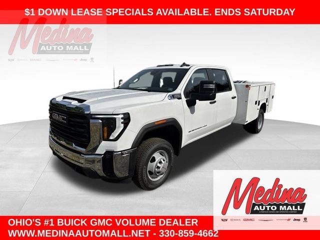 Summit White 2026 GMC Sierra 3500HD Chassis Pickup Truck Four-Wheel Drive Automatic