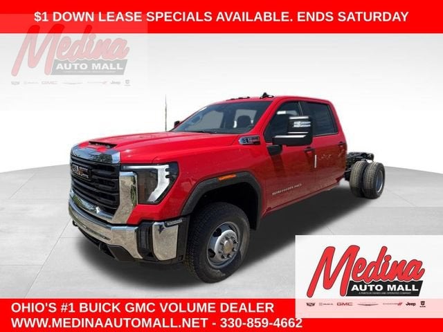 Cardinal Red 2026 GMC Sierra 3500HD Chassis Pickup Truck Four-Wheel Drive Automatic