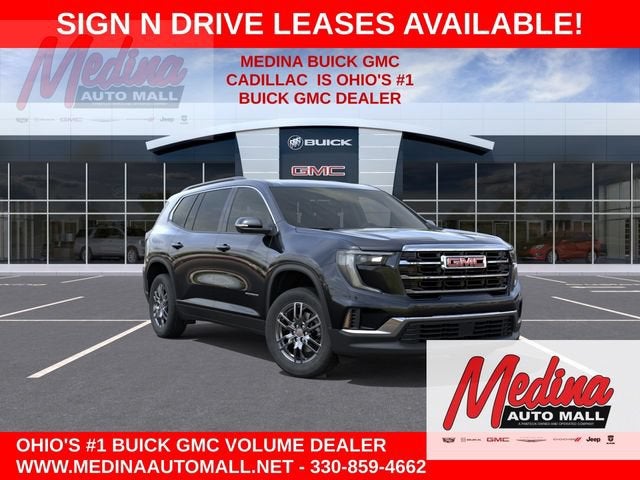 Black (Ebony Twilight Metallic) 2026 GMC Acadia SUV / Crossover Front-Wheel Drive Automatic