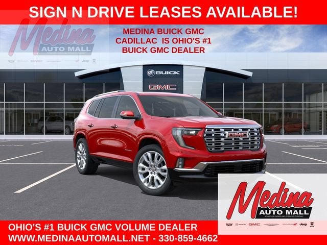 Volcanic Red Tintcoat 2026 GMC Acadia SUV / Crossover Four-Wheel Drive Automatic