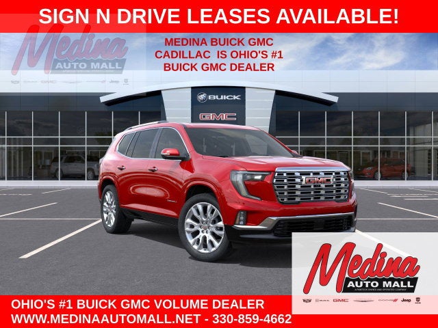 Volcanic Red Tintcoat 2026 GMC Acadia SUV / Crossover Four-Wheel Drive Automatic