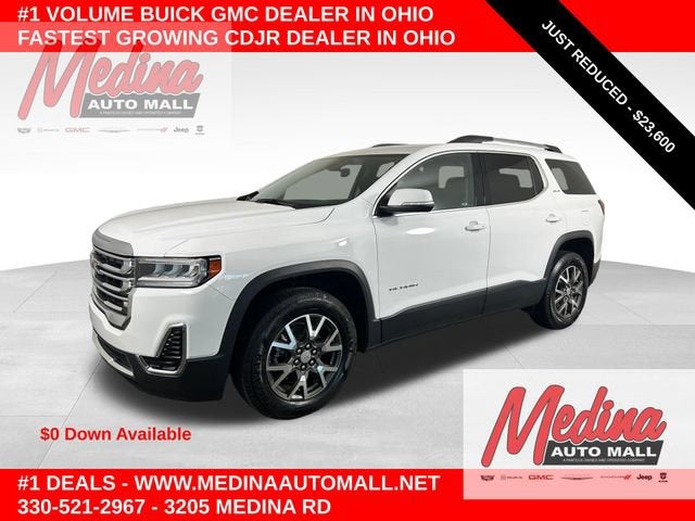 Summit White 2023 GMC Acadia SUV / Crossover Front-Wheel Drive Automatic