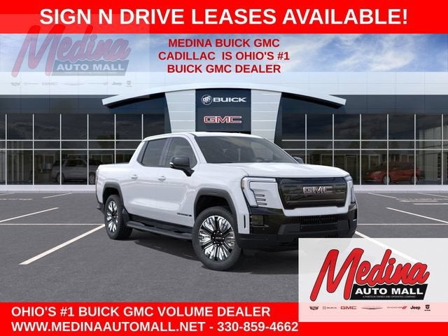 Summit White 2026 GMC Sierra EV Pickup Truck All-Wheel Drive Automatic