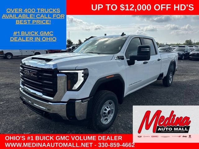 Summit White 2026 GMC Sierra 2500HD Pickup Truck Four-Wheel Drive Automatic