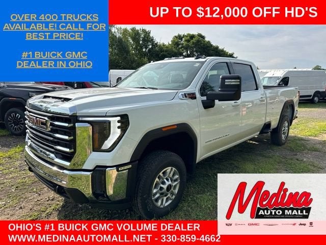 Summit White 2026 GMC Sierra 2500HD Pickup Truck Four-Wheel Drive Automatic