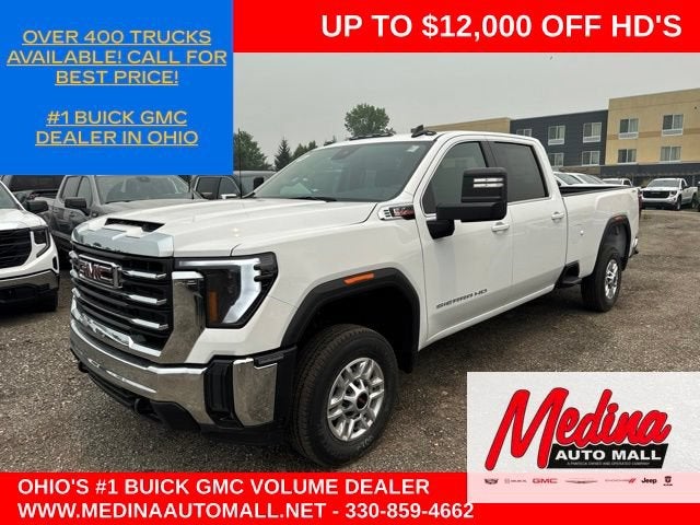 Summit White 2026 GMC Sierra 2500HD Pickup Truck Four-Wheel Drive Automatic