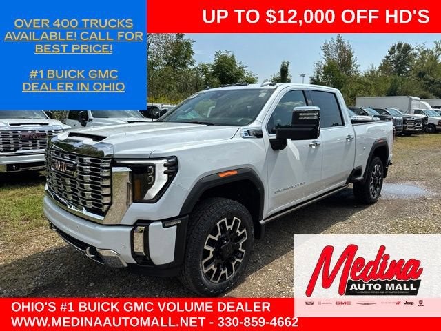 Glacier White Tricoat 2026 GMC Sierra 2500HD Pickup Truck Four-Wheel Drive Automatic