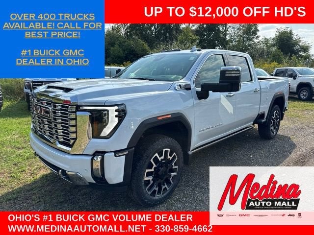 Glacier White Tricoat 2026 GMC Sierra 2500HD Pickup Truck Four-Wheel Drive Automatic